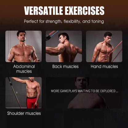 13-teiliges Widerstandsbandset mit Griff für das Heimfitnessstudio