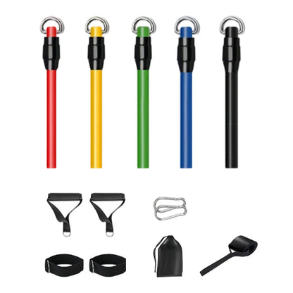 13-teiliges Widerstandsbandset mit Griff für das Heimfitnessstudio
