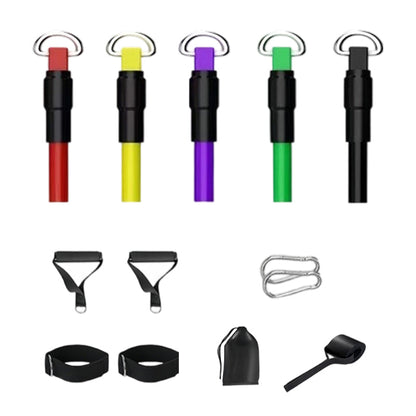 13-teiliges Widerstandsbandset mit Griff für das Heimfitnessstudio