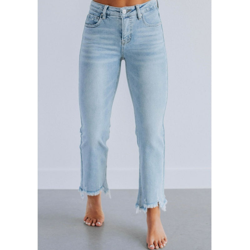 ⏳Begrenzte Zeit 50% Rabatt💥Figurformende Bootcut-Jeans mit Hüftstraffendem Effekt