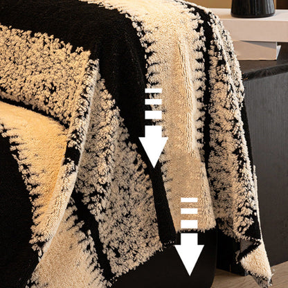🛋️ 50% RABATT 2026! ✨ Plüsch Sofaüberwurf - Extra Dicke & Rutschfeste Decke mit Elastischen Kanten für Herbst und Winter 🍂❄️