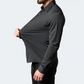 Herrenhemd aus hochelastischem, knitterfreiem Material