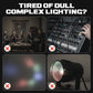 LED Moving Head Licht – 6-arm Beam-Effekt für Bar, Bühne, Party & Event🎉🎶