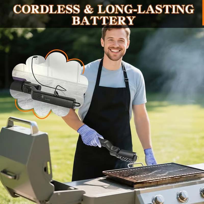 Kabelloser elektrischer Grillbürstenreiniger