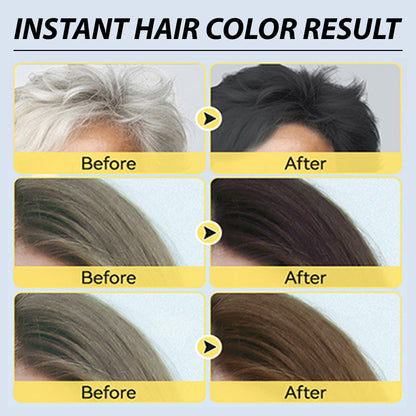 🍎 JETZT 50 % RABATT!✨ Sofortige Haarfärbeshampoo mit Kräuterextrakten für Männer & Frauen