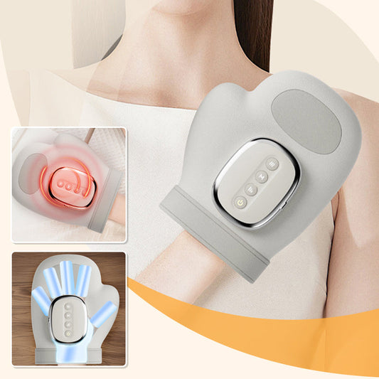 Intelligentes Handmassagegerät mit Wärmefunktion – Luftdruck- & Fingerzonenmassage für Hände & Handgelenke ✋🔥