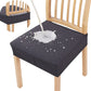 📢📢 3+3 GRATIS⏰Wasserabweisender Stuhlbezug mit Rauten-Jacquard – Für Esszimmer-, Hotel- & Haushaltsstühle 🪑✨