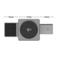 3-in-1 faltbare magnetische kabellose Ladestation