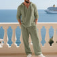 Herren Kapuze Casual Loose Top & Hose 2-teiliges Set