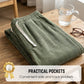 Herrenhose mit lockerer Passform, Kordelzug und Taschen