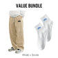 Herrenhose mit lockerer Passform, Kordelzug und Taschen