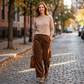 ⌛ Nur noch 3 Tage – 50 % auf alles! ⏰Lässige Weite Cordhose für Damen