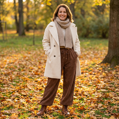 💎 -50% AUF CORDHOSEN! 💎 Weites Bein, Bequem & Bügelfrei für Damen
