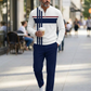 Herren-Set: Pullover mit grafischem Druck und Hose