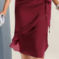 👗 60% RABATT! ✨ Einfarbiges elegantes Kleid – Schmeichelnde Passform, Vielseitiger Stil & Weicher Stoff 💃