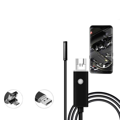 Wasserdichte USB-Endoskopkamera mit LED – IP67 | 5.5mm/7mm | 1-10m