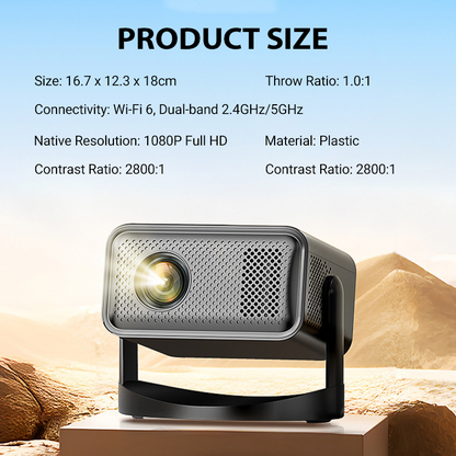 Smart Full HD Projektor mit automatischem Fokus