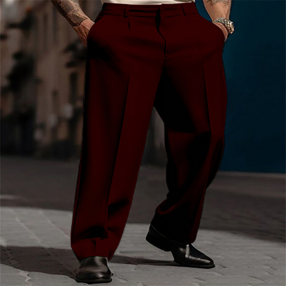 👖✨ Lässige Herrenhose mit Bundfalten und weitem Bein Perfekt für entspannte City-Styles ✓ Atmungsaktive Qualität ✓ Vielseitig kombinierbar Jetzt sichern!