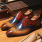 👞 Herren Britischer Stil Business-Schuhe – Spitz zulaufend, Flügelkappe, Größen EU39–EU48, bequem