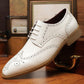 👞 Herren Britischer Stil Business-Schuhe – Spitz zulaufend, Flügelkappe, Größen EU39–EU48, bequem