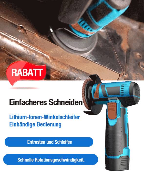 💎 60% RABATT! 💎 Mini-Winkelschleifer ohne Bürsten – Leistungsstark, Kompakt & Ideal für Präzisionsarbeiten im Heimwerker- und Profibereich 🔧🔥
