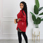 Damen-Glitzerpailletten-Midikleid