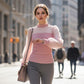 🤍 Damen Langarmshirt mit Perlen & Tüll-Einsatz – Elegant & vielseitig kombinierbar
