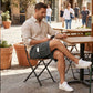Herren Cargo Shorts mit elastischem Bund, lässige Arbeitshose mit vielen Taschen