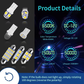 ⏳ 50% RABATT! 💡 42-teiliges LED Auto-Innenraum-Set – T10/DE3175, Plug & Play – Für Kennzeichen, Leselicht & Kofferraum