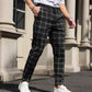 🔥50% RABATT! Herren Karohose: Schlanker Schnitt, knitterbeständiger Stoff – Business-Casual