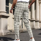 🔥50% RABATT! Herren Karohose: Schlanker Schnitt, knitterbeständiger Stoff – Business-Casual
