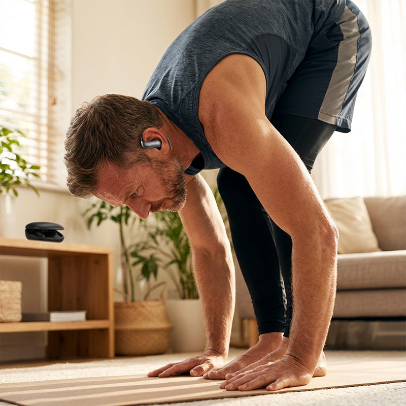 💎 Bluetooth-Knochenleitung-Ohrhörer – Nur 4,2 g, IPX5 & Bluetooth 6.0 für sicheren Halt beim Sport 🎧🏃‍♂️