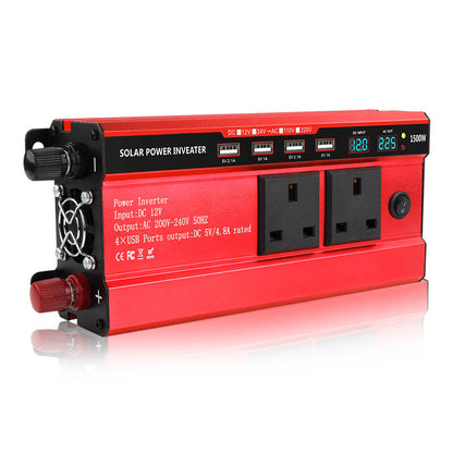 🔥🚘 Neu eingetroffen 1500-W-Auto-Wechselrichter mit 4 USB-Anschlüssen ⚡💡