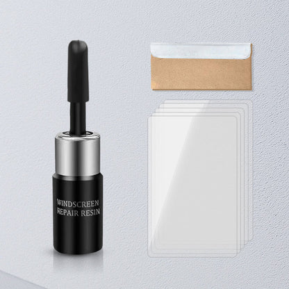 🚗 DIY Glasreparaturset für Windschilde – Repariert Risse & Sternschäden, Transparent & Sparen Sie teure Austauschkosten