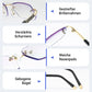 Randlose Lesebrille mit Blaulichtfilter