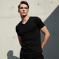 👕 Unisex V-Neck T-Shirt – Premium Baumwolle, Sportliche Passform & Atmungsaktiv – Für Alltag & Sport, 11 Farben