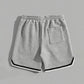Herren Quilted Sport Shorts | Locker Geschnittene Freizeitshorts mit Streifensaum & Steppmuster – Atmungsaktive Baumwollmischung für Sommer, Sport & Alltag