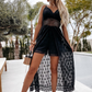Damen Jumpsuit mit Spaghettiträgern – Lockerer Freizeit Overall mit Cut-Out Design👗✨