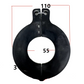 Disassembly-Free Split Bushing Gasket for Excavator