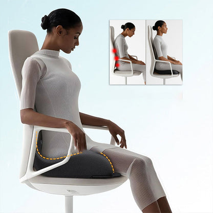 Ergonimisches Sitzkissen mit Lordosenstütze