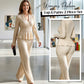 2-teiliges Set aus Peplum-Oberteil und Hose für Damen