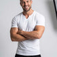 Lässiges einfarbiges athletisches T-Shirt für Herren