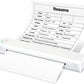 Tragbarer kabelloser Drucker, ideal für Reisen, D810 Bluetooth-Thermodrucker, unterstützt Papierformat US Letter 8,5 x 11 Zoll, inklusive Drucker für Tattoo-Studios und Büros.
