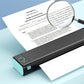 Tragbarer kabelloser Drucker, ideal für Reisen, D810 Bluetooth-Thermodrucker, unterstützt Papierformat US Letter 8,5 x 11 Zoll, inklusive Drucker für Tattoo-Studios und Büros.