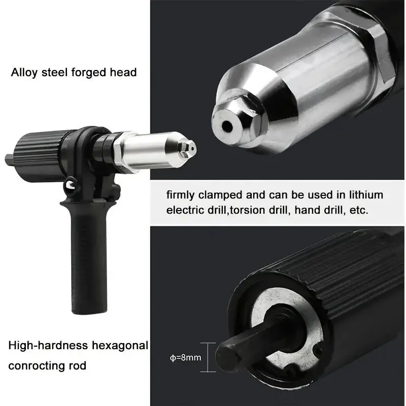 Adapterset für elektrische Nietpistole