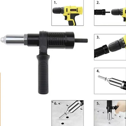 Adapterset für elektrische Nietpistole