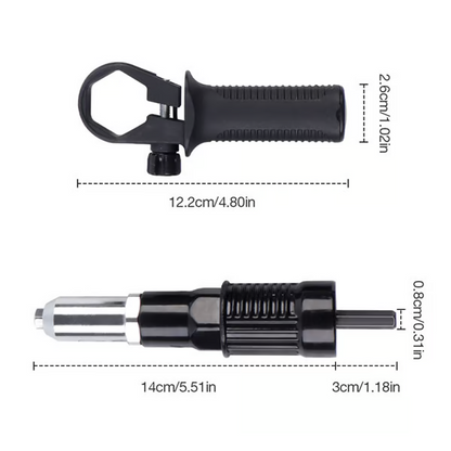 Adapterset für elektrische Nietpistole