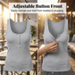Ärmelloses, geripptes Basic-Top