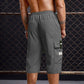 Lässige Herren-Workwear-Hose mit Kordelzug und 7/8-Schnitt