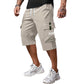Lässige Herren-Workwear-Hose mit Kordelzug und 7/8-Schnitt